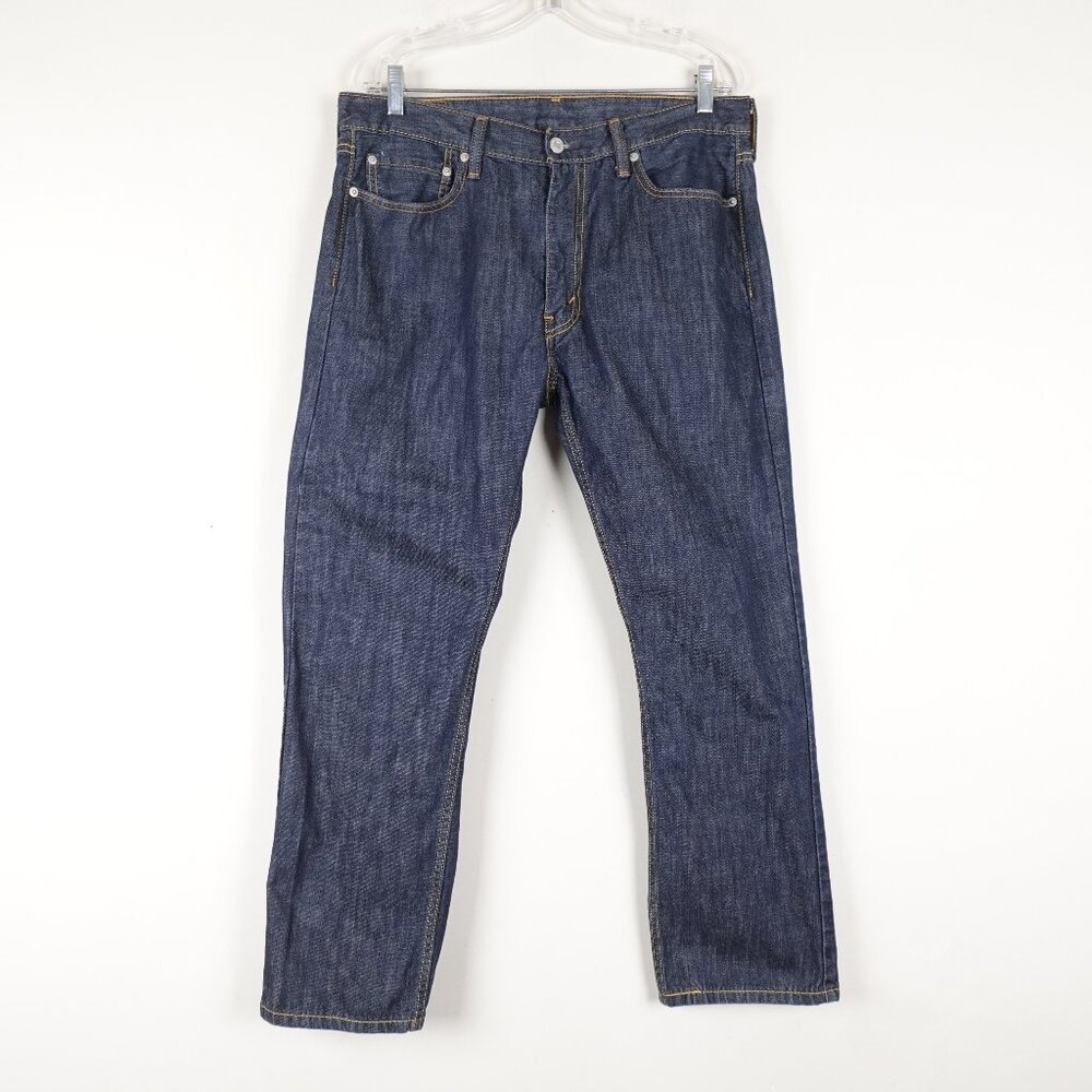 Levi's 513 Slim Straight Jeans Men's 36x28 100% Cotton Denim